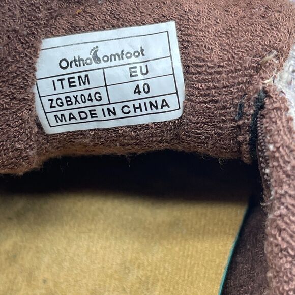 Orthcomfoot Womens Slip On Shoe Comfortable Ortho Heel Loafers Support 9 / 40 - Picture 8 of 8